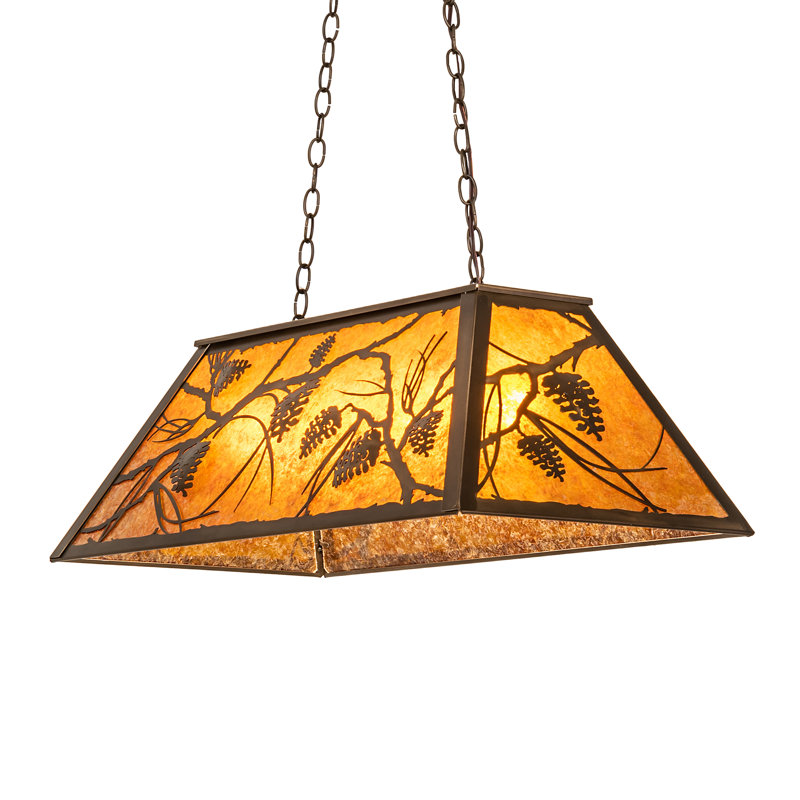 Jacklyn 6 - Light Pendant, Antique Copper, Amber