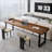 Modern rectangular desks with partitions-356326867
