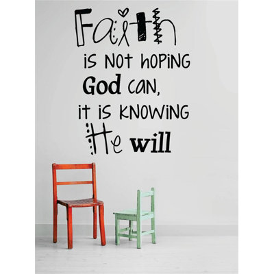 Text & Numbers Wall Decal