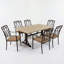 Hampton Dining Table with 6 ASCOT Chairs Garden Set