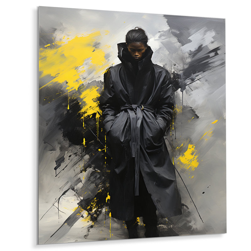 Couture, mode, femme, art mural en métal, H 20 po x l 12 po x P 1 po