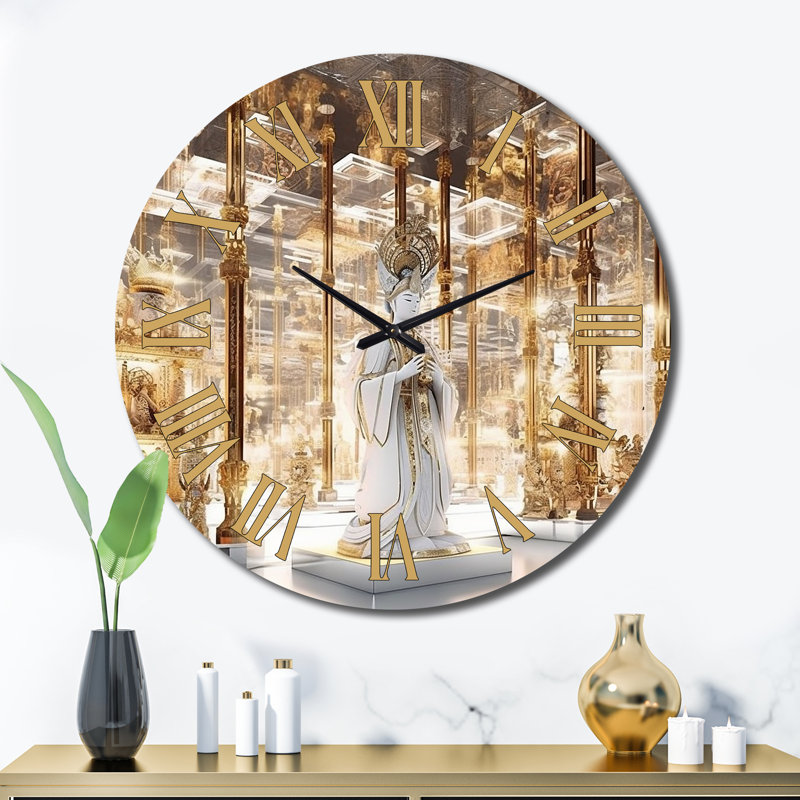 Metal Wall Clock, Extra Large