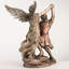 Figurine 9,45 pouces en bronze coulé à froid Jacob Wrestling with God