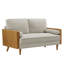 Kellan Performance Velvet Sofa In Walnut Alabaster-105770605-105770607-105770600