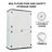 Outdoor 50.In W x 79.53.In H Plastic Vertical Storage Shed-88156186