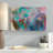 " Abstract Michaela Nessim - Truth Is My Identity, Modern & Contemporary Blue " by Oliver Gal-67177229-67177222