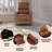 360° Swivel Rocking Recliner Chair, Glider Rocking Chair, Upholstered Faux Leather Reclining-107970909