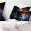 Flammes de réseau - Coussin imprimé abstrait-89816935-29347859