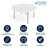 Noah Round Plastic Folding Event Table-38328634