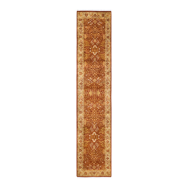 Classic One-of-a-Kind 2' 7" x 12' 6" Hand Knotted Area Rug