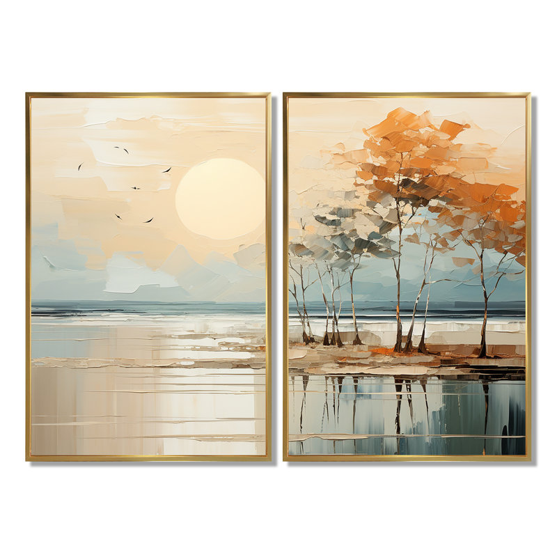Minimalisme voilier Rhythms II - impressions sur toile modernes, H 36 po x l 48 po, Reproduction encadrée sans passe-partout