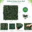 Gymax 12pcs Artificial Peanut Leaf Hedges Panels 20'' X 20'' Fence Wall Plant