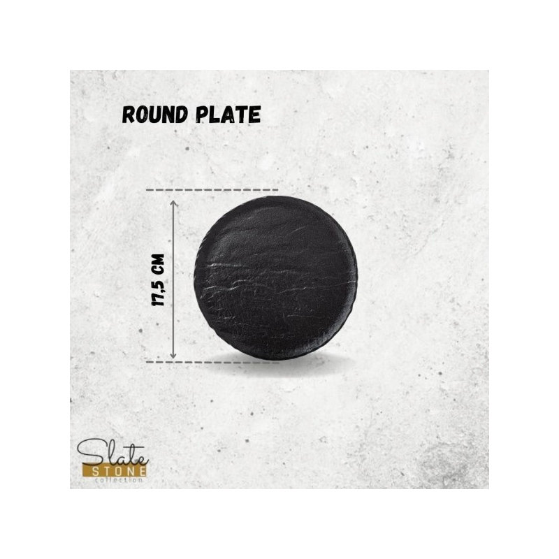 Wilmax Slatestone 18cm Round 18cm Plate