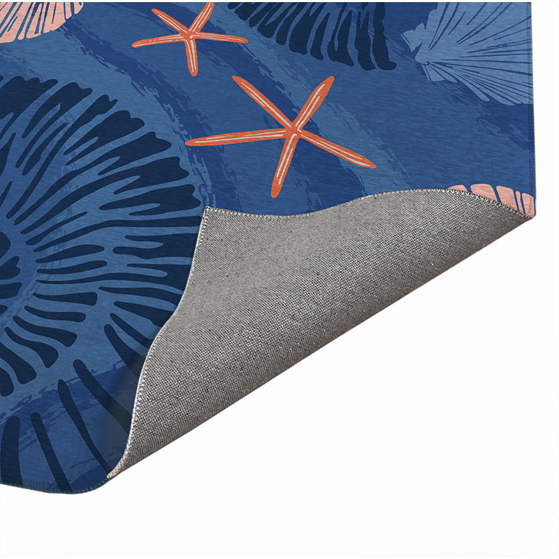 Tapis d'extérieur étoile de mer, Rectangle 5 pi x 7 pi