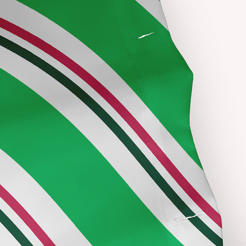 Rayures Grandin, Vert vif