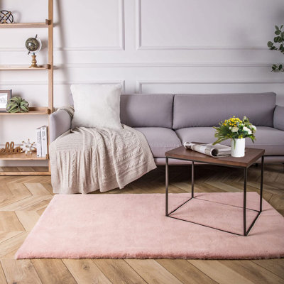 Sunaina Faux Fur Washable Indoor Rug