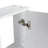 12" Bathroom Wall Cabinet, Soft Close Doors, Float Mounting Design