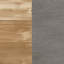 Kalina Natural Acacia and Coastal Grey Rectangle Dining Table
