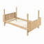 Mobilier de chambre à coucher rustique en bois de style rustique pour lit de style rustique 1 lit