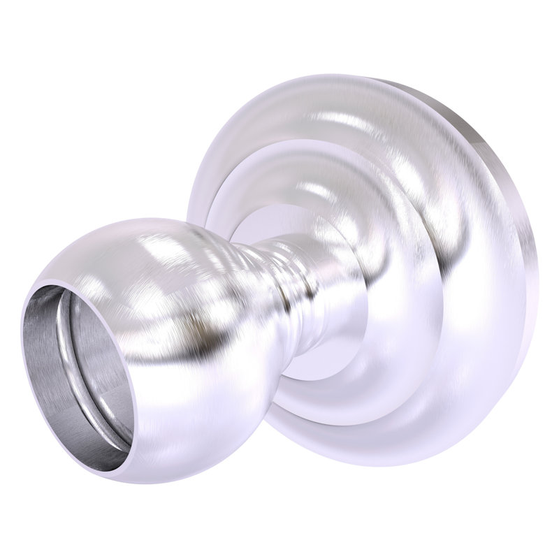 Écusson de rideau de douche leamore, Chrome satiné