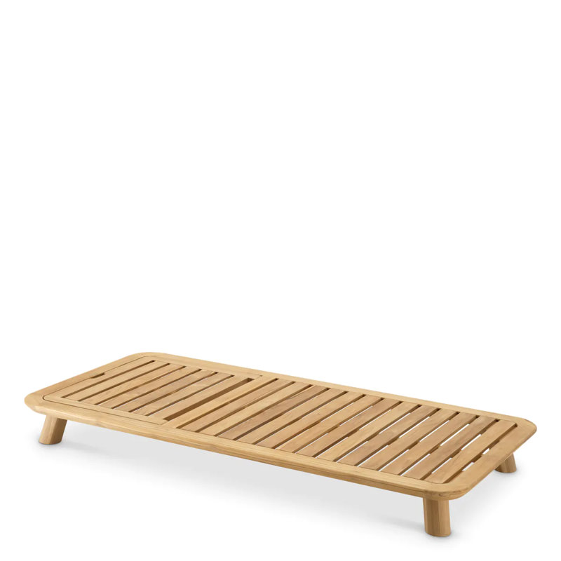 Weston Outdoor Teak Chaise Lounge