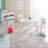 Kids 3 Piece Rectangular Play Or Activity Table and Chair Set
