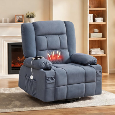 Fauteuil inclinable de salon (voir photo), dimensions : 88 x 96 x 103 cm, siège pivotant, design réglable, 88 x 96 x 103 cm