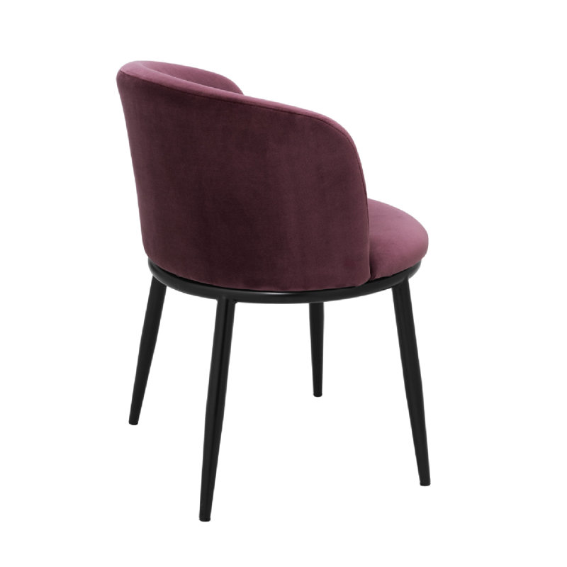 Filmore Upholstered Arm Chair, Purple