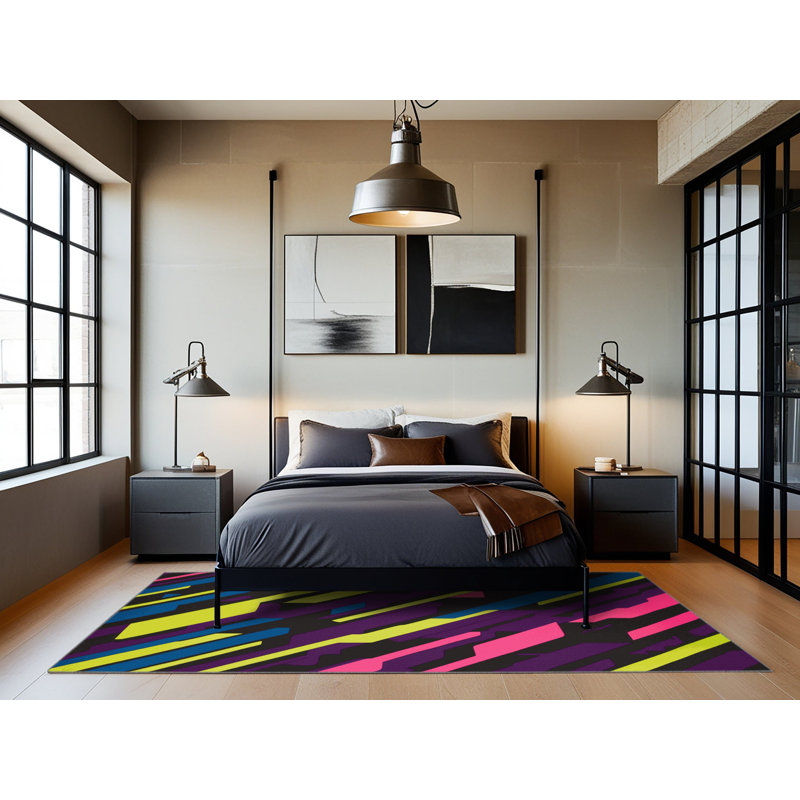 Kinetic Flow Rug, Round 6'