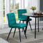 Chaise d'appoint rembourrée en velours Girton-885654611