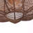 Handwoven Rattan Pendant Light ,Natural Boho Dome Shade for Kitchen Island