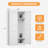 Wardrobe Armoire Closet,72" H Metal Storage Cabinet With Adjustable Shelves And Hanging Rod,Bedroom Armoire Cabinet Clothes Organizer-1870725269