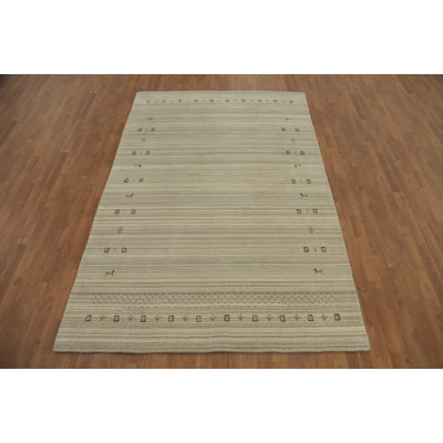 Tapis oriental tribal indien 6 x 9