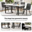 Metal Base Dining Table