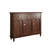 Nut-brown Solid Wood Shoe Storage Bench-1956139110