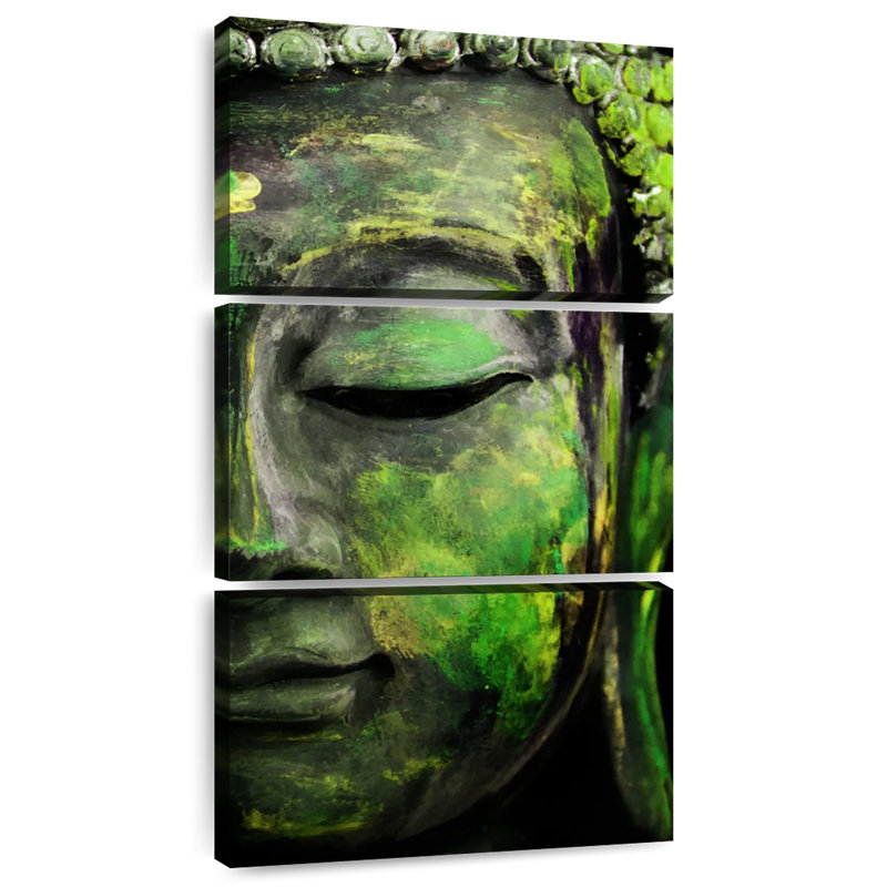 Faced Buddha, 27" H x 12" W