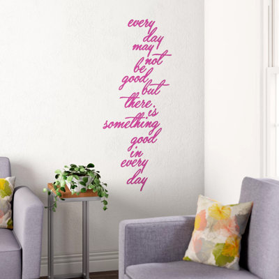 Text & Numbers Non-Wall Damaging Wall Decal