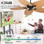 Ventilateur de plafond 52 pouces Tropical-1133193158