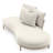 Laguno 86.61 " W Curved Patio Sofa with Cushions-97935472