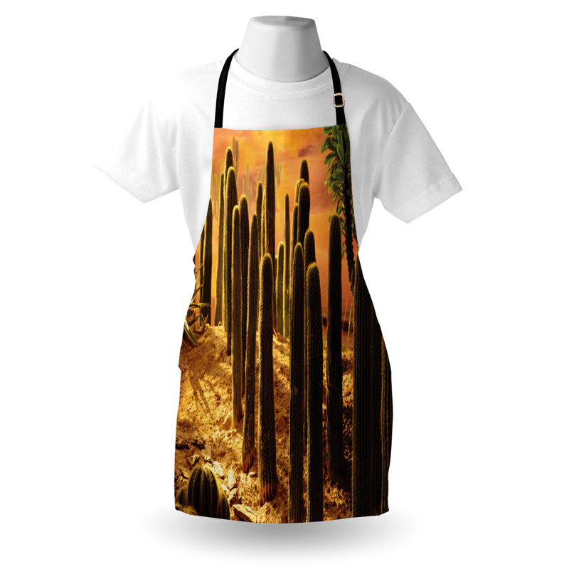 No Pattern Bib Apron