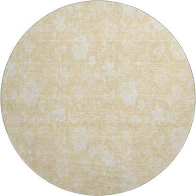 Premium Machine Washable Prisco Honey Rug