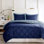 Ensemble d'édredon en duvet synthétique réversible Larkspur 3M Scotchgard