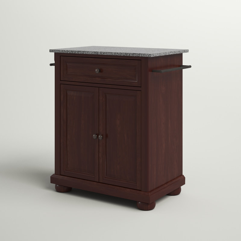 Hedon 31 " W Kitchen Cart, Vintage Mahogany
