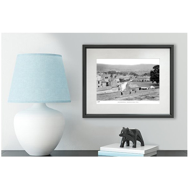 Bainbridge, Harvesting 1924 - Single Picture Frame Print, 28cm H x 36cm W x 2.3cm D