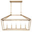 Luminaire suspendu linéaire à 5 lumières à intensité variable Hastings-559802599-637763705
