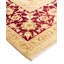 Tapis jaune / rouge / beige noué à la main de conception unique 8 pi 1 po x 10 pi 5 po Keenan