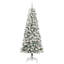 Artificial Hinged Christmas Tree Green and white-493713321