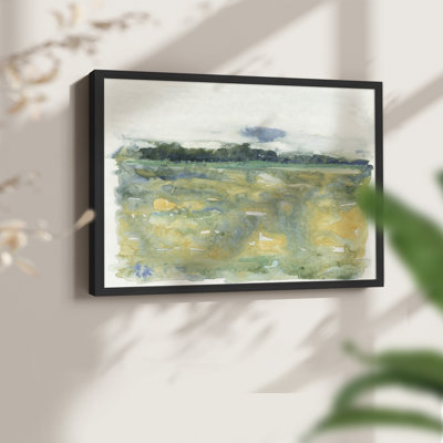 «Flowing Landscape II», reproduction encadrée