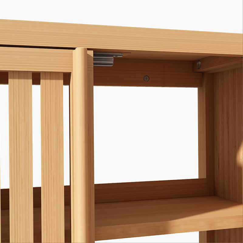 Bathroom Cabinet Wall Mounted  Bamboo Toilet Storage Box