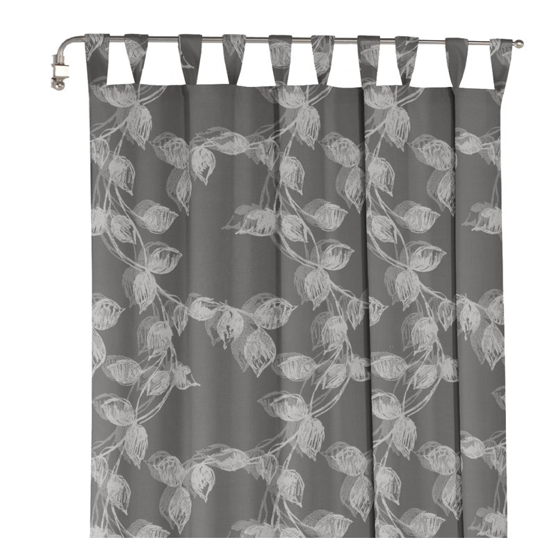 Aston Room Darkening Window Scarf Single Panel, 500cm Width x 135cm Drop, Grey/Brown/Blue
